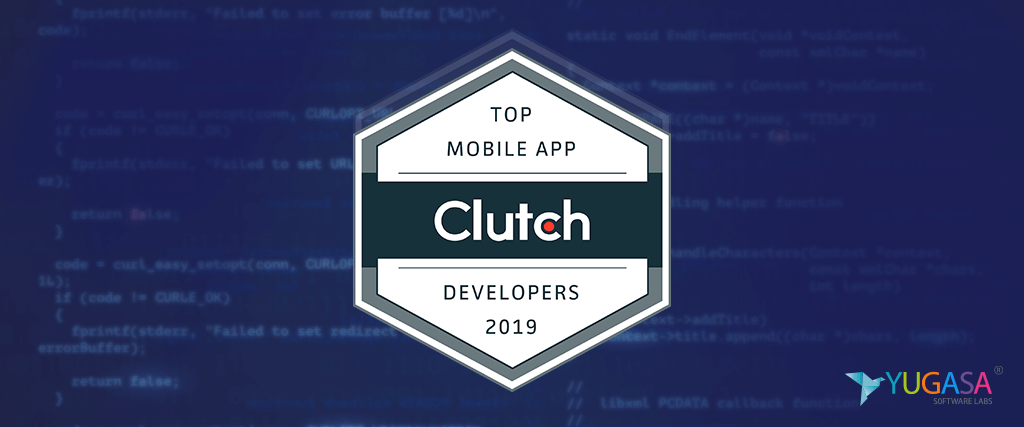 Yugasa Named Top App Developer in Delhi by Clutch.co