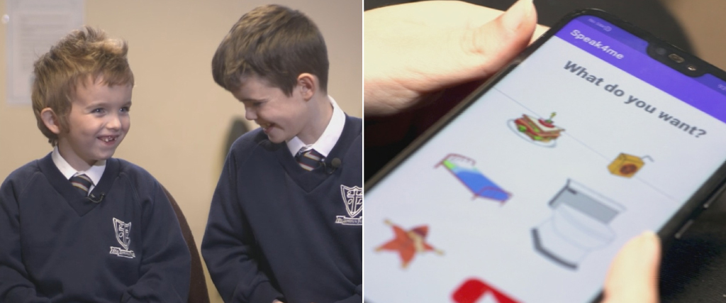 Nine-year-old boy creates AAC support app to help his six-year-old autistic brother